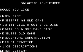 Galactic Adventures